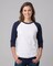 Gildan Unisex Heavy Cotton Raglan Crewneck 3/4 Sleeve T-Shirt for Everyday Comfort & Custom Printing Tee